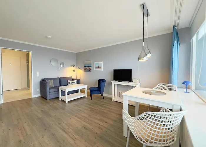 Haus Metropol App 130 mit Meerblick und Balkon